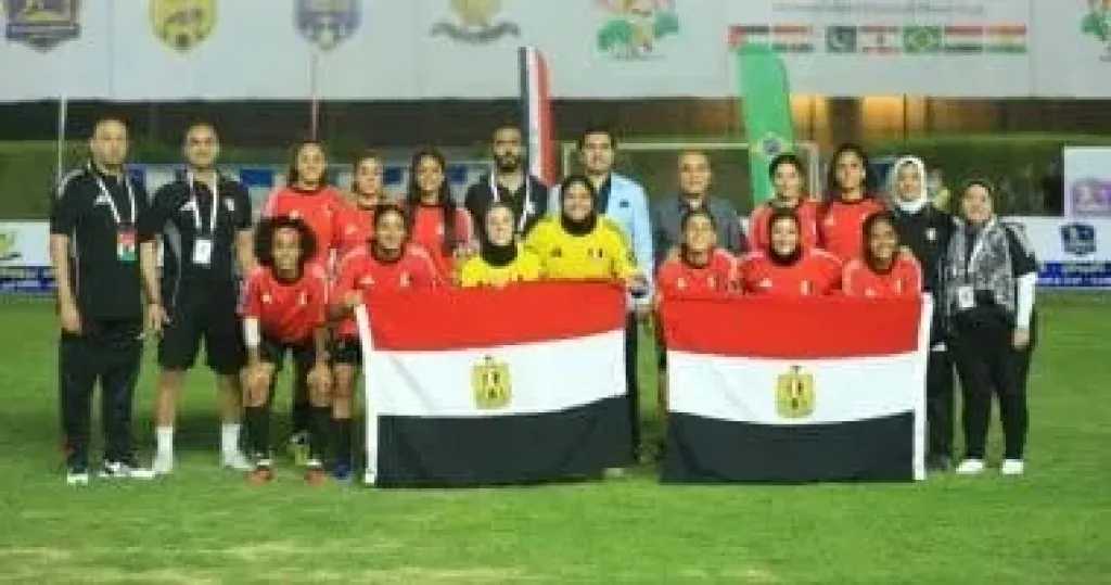 الليلة.. مصر والبرازيل في نهائي مونديال الميني فوتبول للسيدات بالعراق