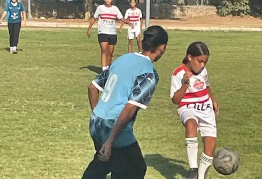 انتصار ساحق لناشئات الزمالك على أكاديمية ليفيلز في مواجهة ودية